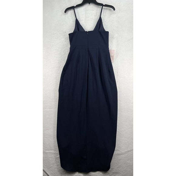 BHLDN Caron Dress Crepe Midi Dress in Midnight - Picture 5 of 9